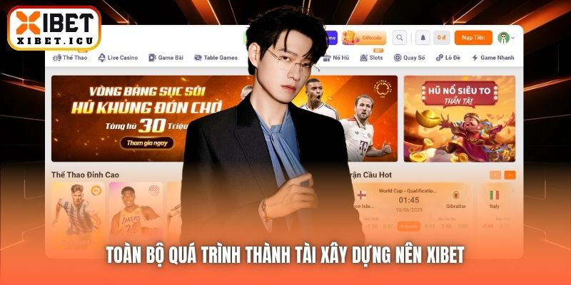 Toàn bộ quá trình Thành Tài xây dựng nên Xibet 